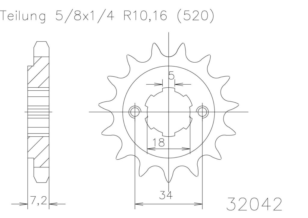 Front Sprocket 13T