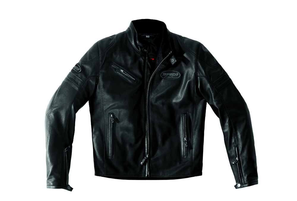 Spidi Ace Leather Road Jacket Black