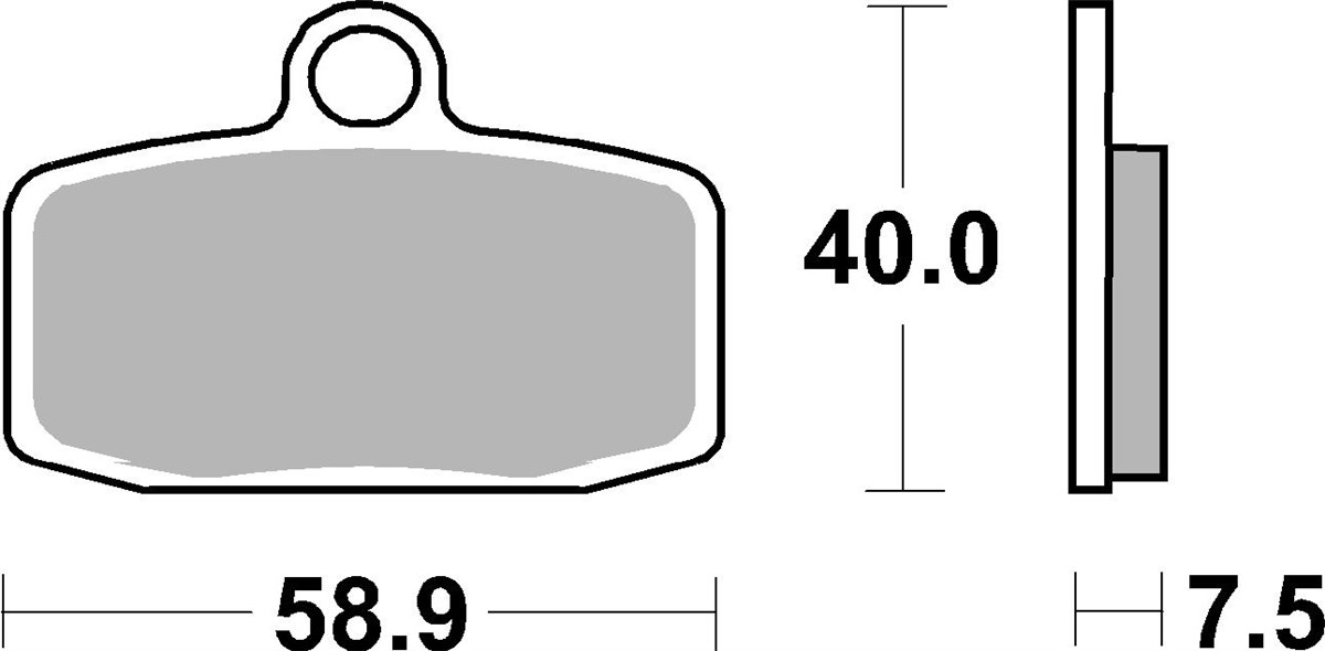 SBS 885RSI Front/Rear Brake Pads - Image 1