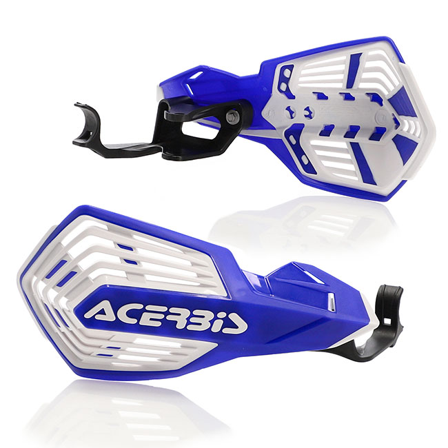 K-Future Handguards Blue/White Acerbis