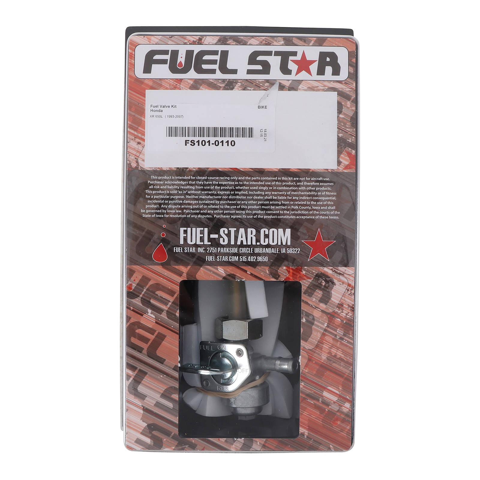 All Balls Racing Fuel Tap Kit (FS101-0110) - Image 1
