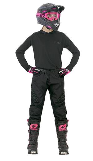 Oneal Element Classic Ladies Black Motocross Jersey