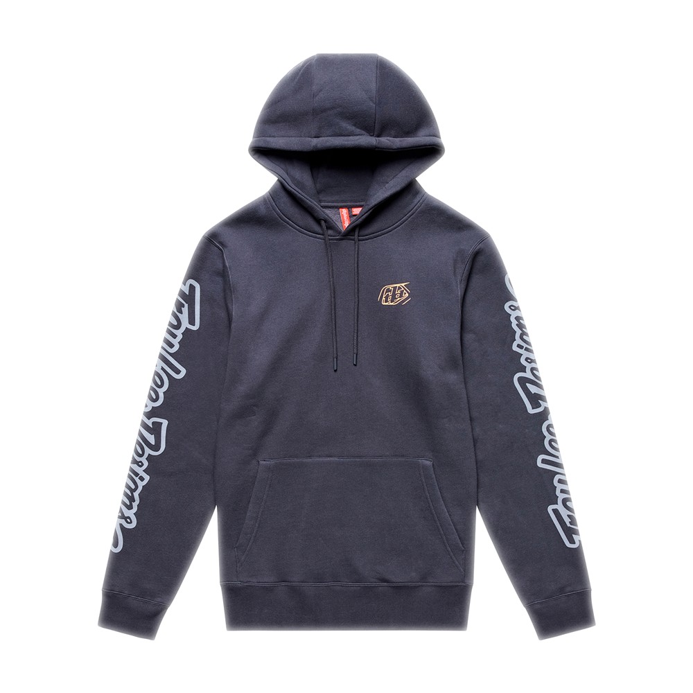 Troy Lee Designs Branded Pullover Hoodie Carbon