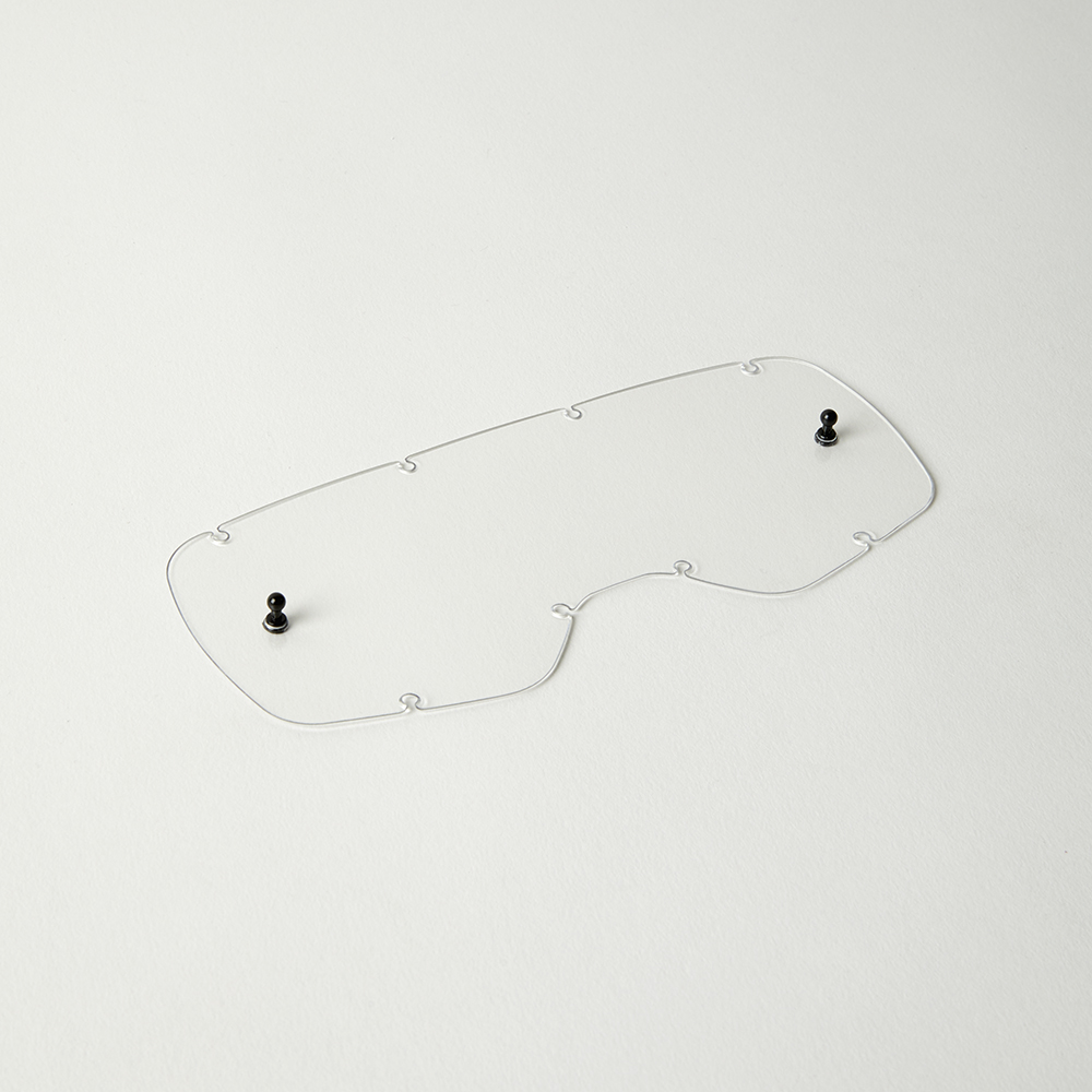 FOX YOUTH AIRSPACE/MAIN MX20 LEXAN LENS [CLEAR] OS