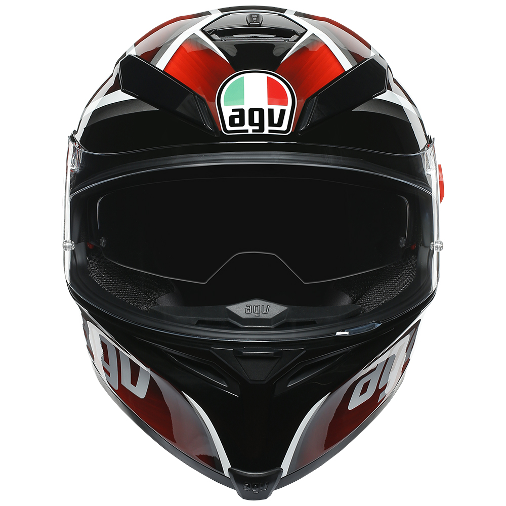 Road Helmet AGV K-5 S Tempest Black/Red