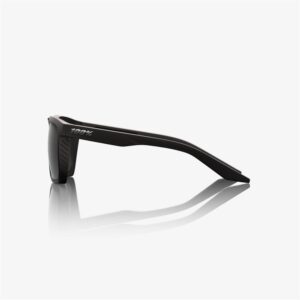 100% Renshaw Soft Tact Black Sunglasses Smoke Lens - Image 3