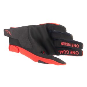 Alpinestars Radar Motocross Gloves Mars Red/Silver - Image 2