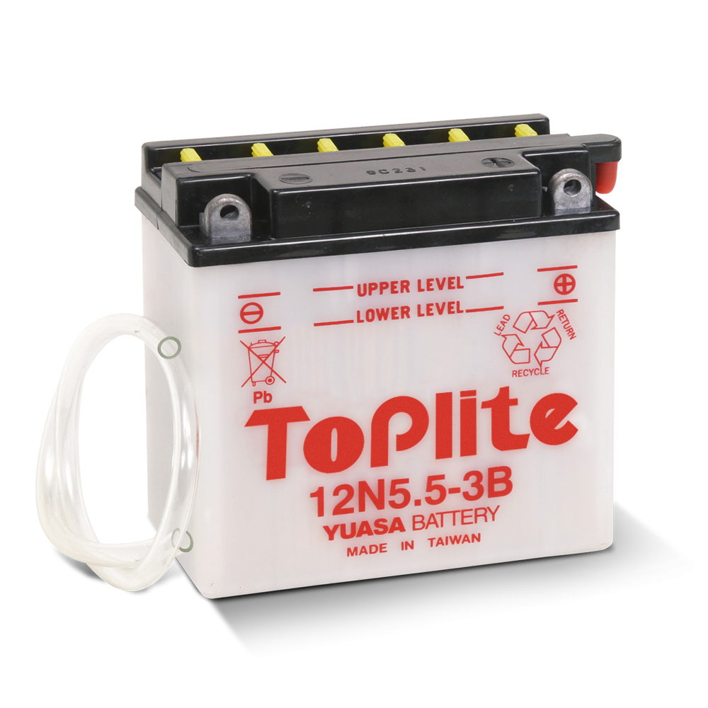 TOPLITE BATTERY 12N24-3 [NO ACID] NS