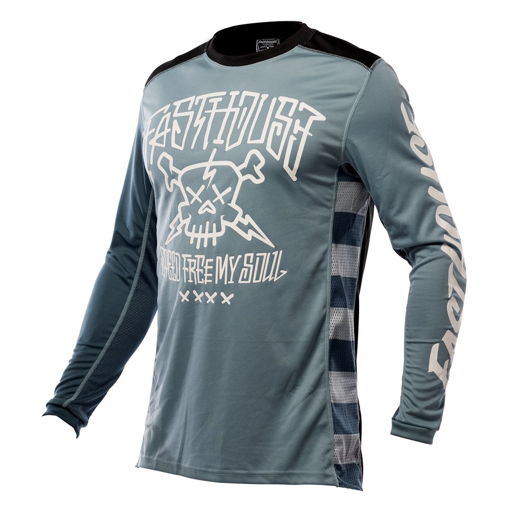 Fasthouse Grindhouse Akuma Motocross Jersey Indigo