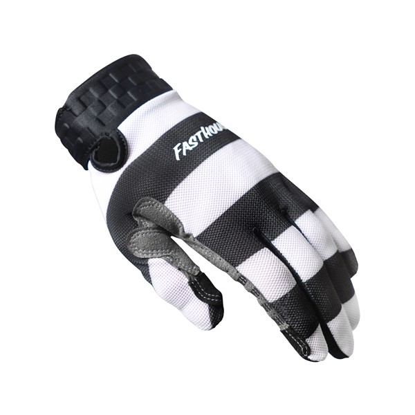 Fasthouse Youth Vapor Jailbird Motocross Gloves Black/White