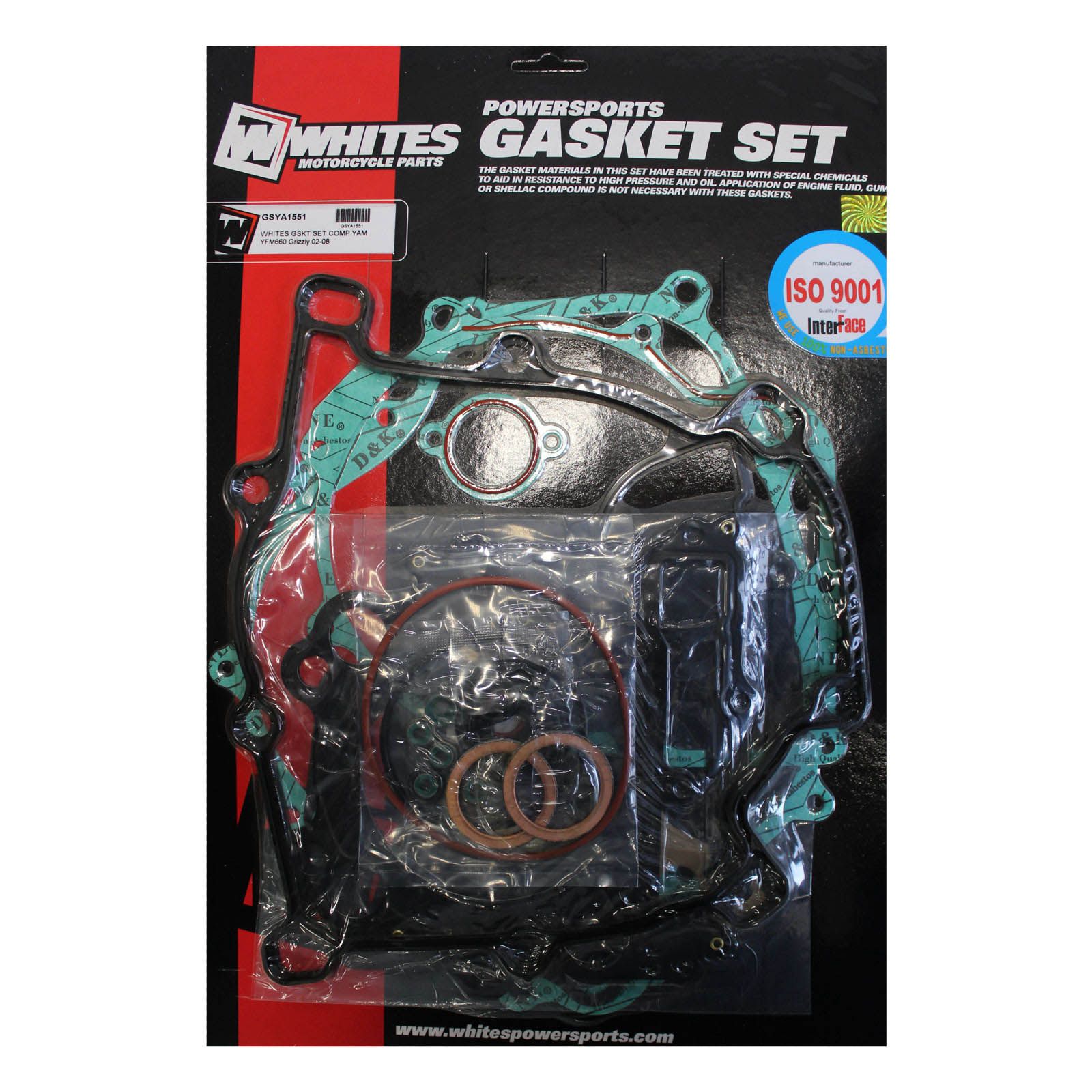 WHITES GASKET SET COMPLETE YAM YFM660 Grizzly 02-08 - Image 1