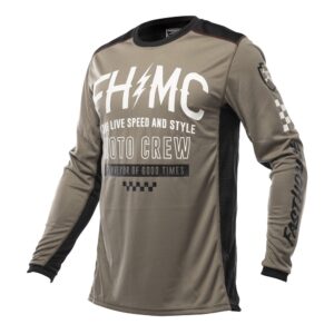 Fasthouse Grindhouse Cypher Motocross Jersey Moss/Gray - Image 1