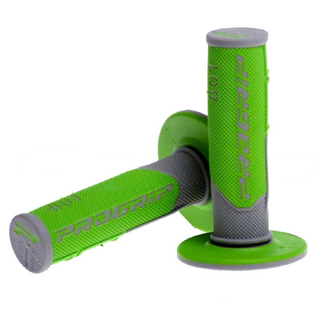 Gel MX grips 115mm grey/green Progrip [AC]