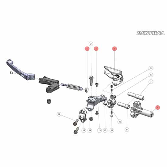 #RENTHAL SHROUD KIT FOR LV-122