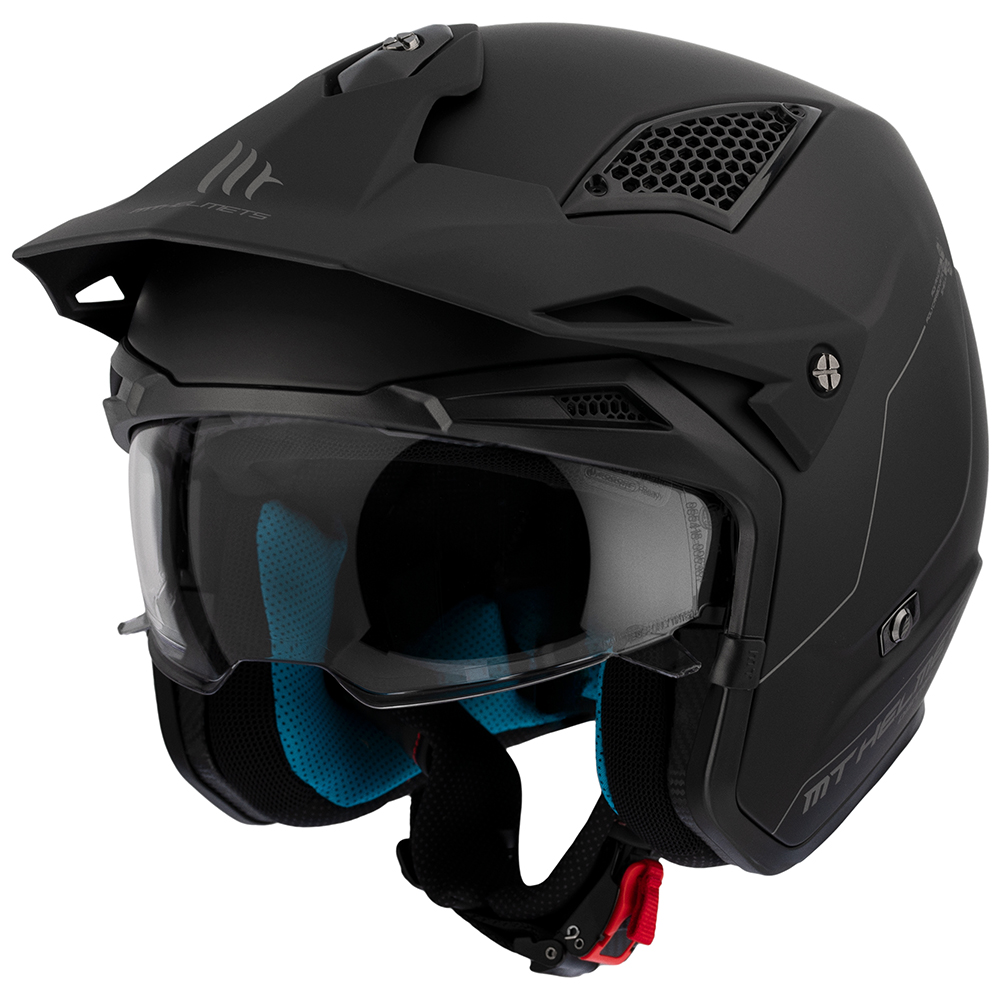 MT District VS S Trials Helmet Matte Black