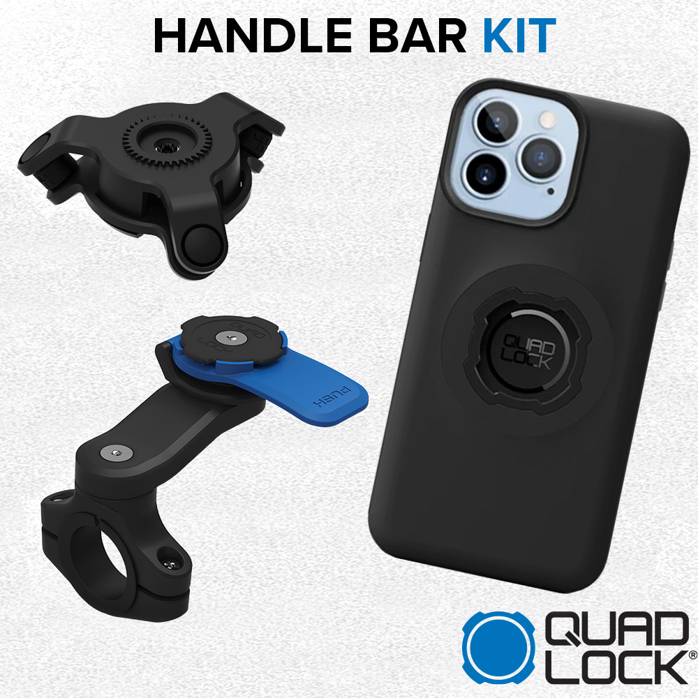 Quad Lock iPhone 13 Pro Max Handlebar Mount Kit