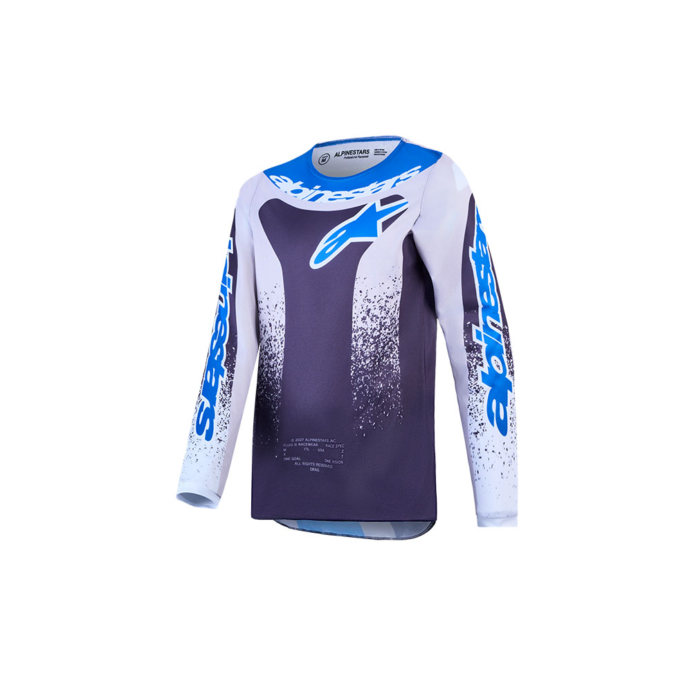Youth Fluid Drag Jersey Graystone/Light Lilac/UCLA Blue/Black S