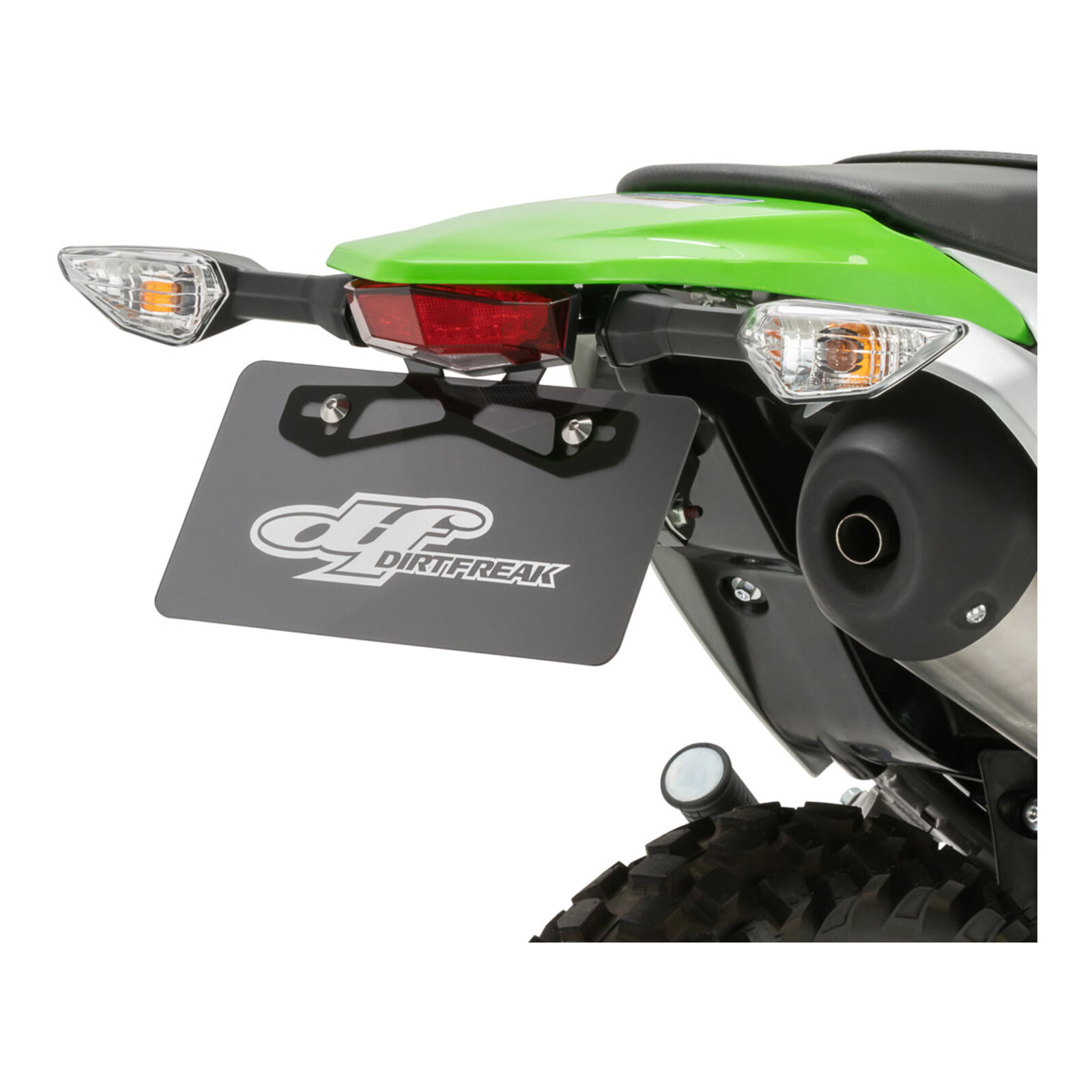 DRC Edge Tail Light Holder Kit with Red Lens - Kawasaki KLX230 (2020+) - Image 3