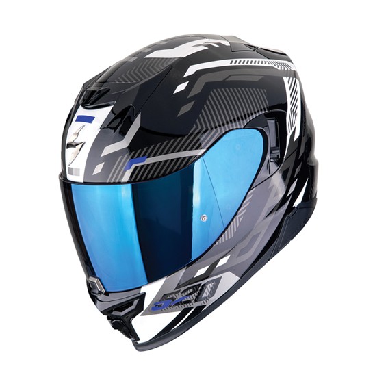 Scorpion EXO-520 EVO AIR RANKA Road Helmet Blk/Wht/Blu
