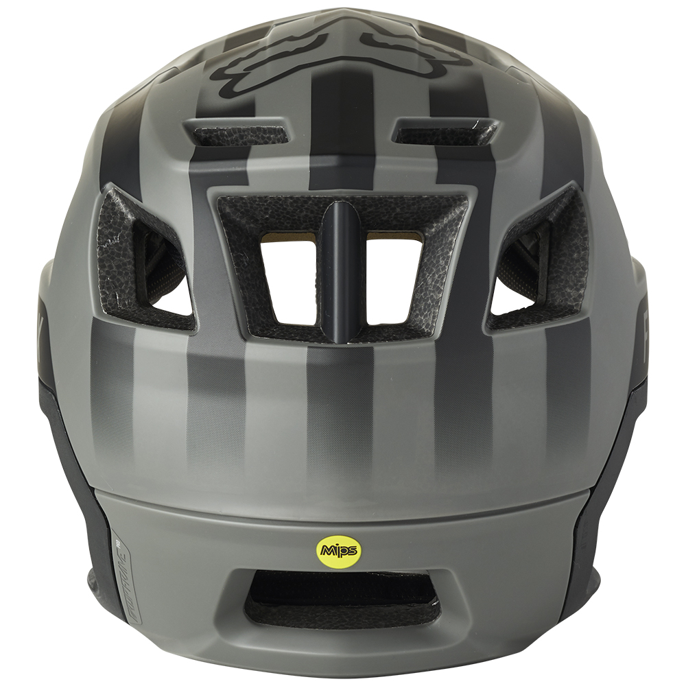 Fox Dropframe Pro Two Tone Black Bike Helmet