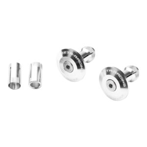 Zeta Bar End Plug 35mm 2pcs - Silver - Image 2
