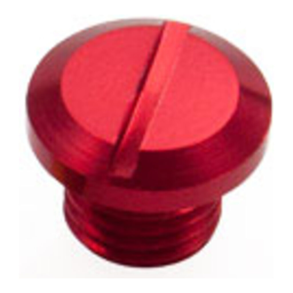 DRC Mirror Hole Plug M10 - Red