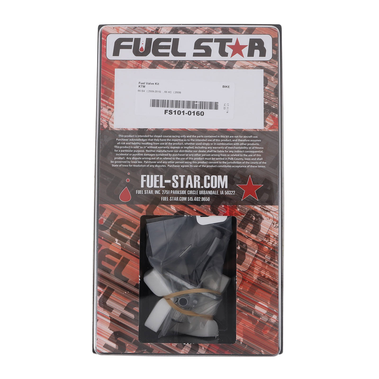 All Balls Racing Fuel Tap Kit (FS101-0160) - Image 1
