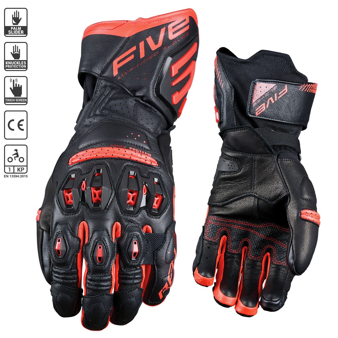FIVE RFX3 EVO Road Gloves Red/Black - Image 1