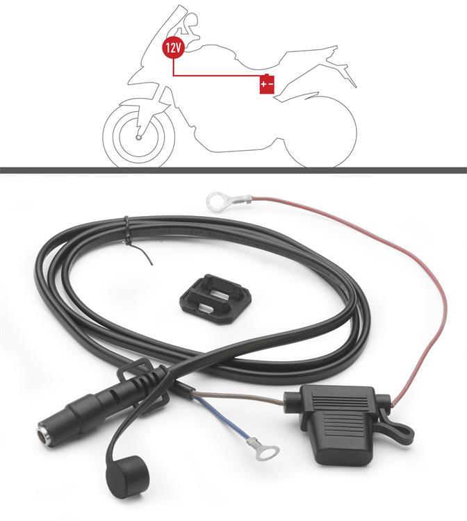HANDLEBAR MOUNTED 12V POWER OUTLET KIT - CONNECTION FOR S111/S112