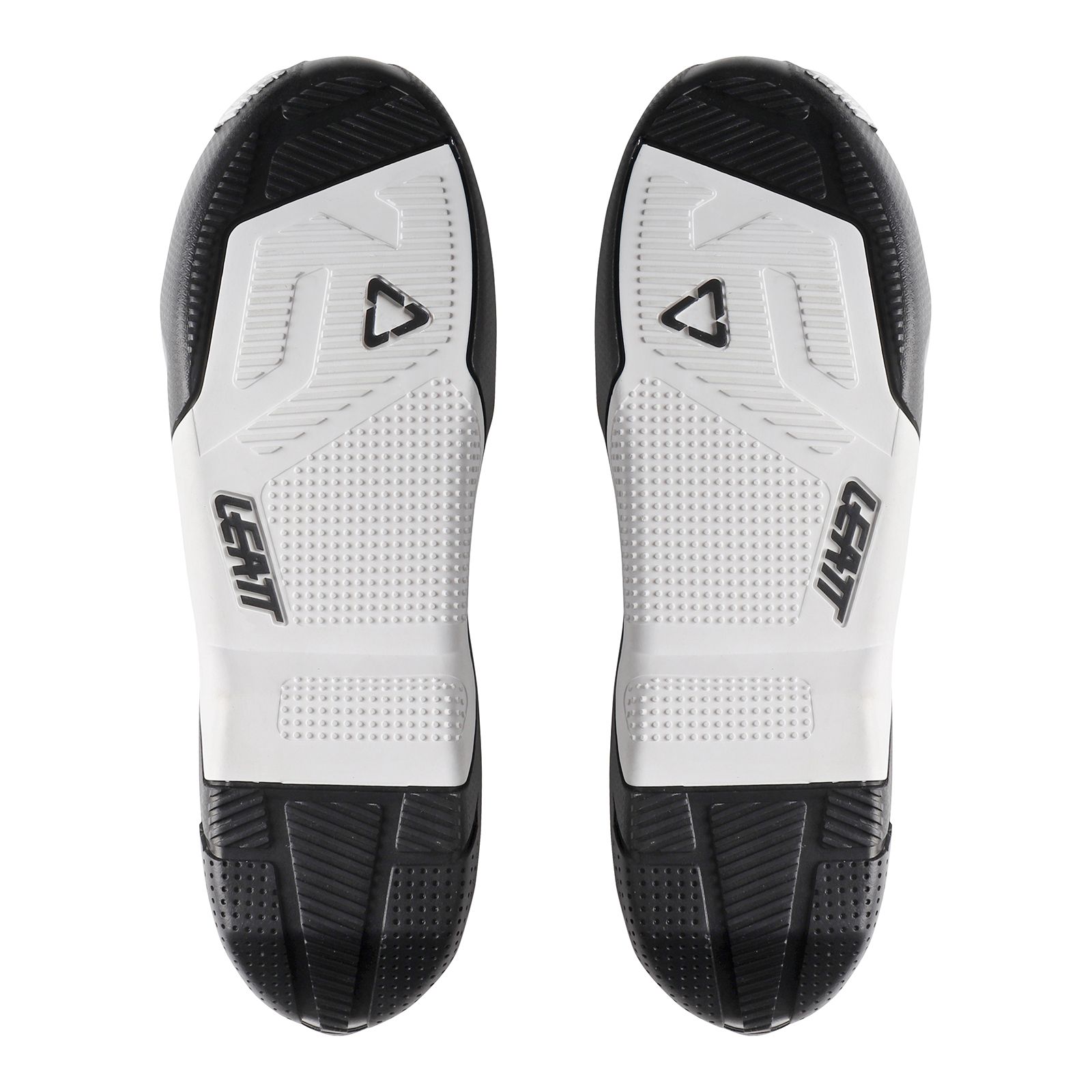 LEATT BOOT OUTER SOLE 4.5/5.5 US8/9 PAIR WHT/BLK - Image 1
