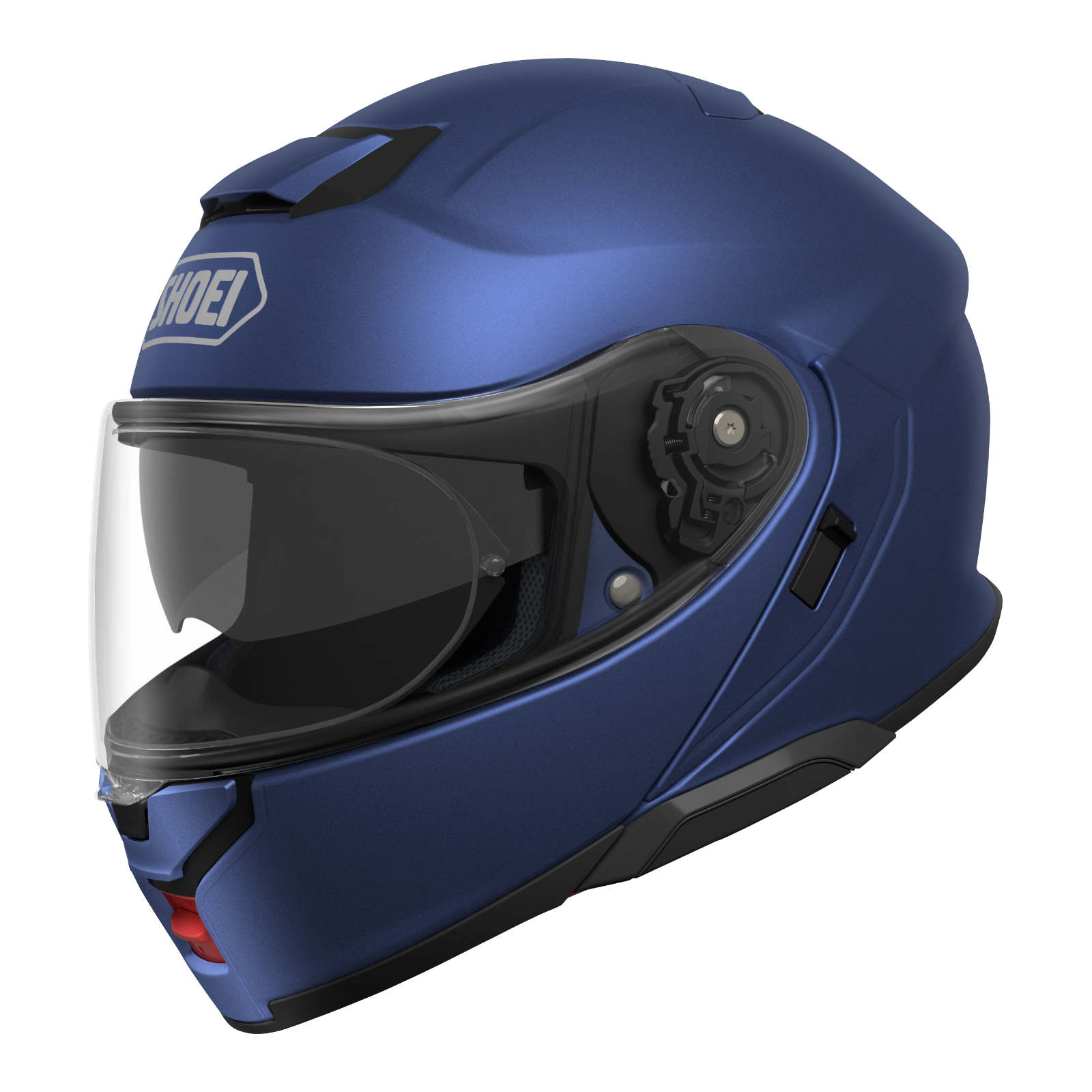 Shoei Neotec 3 Flip Front Helmet - Matte Blue / Mettalic - Image 1