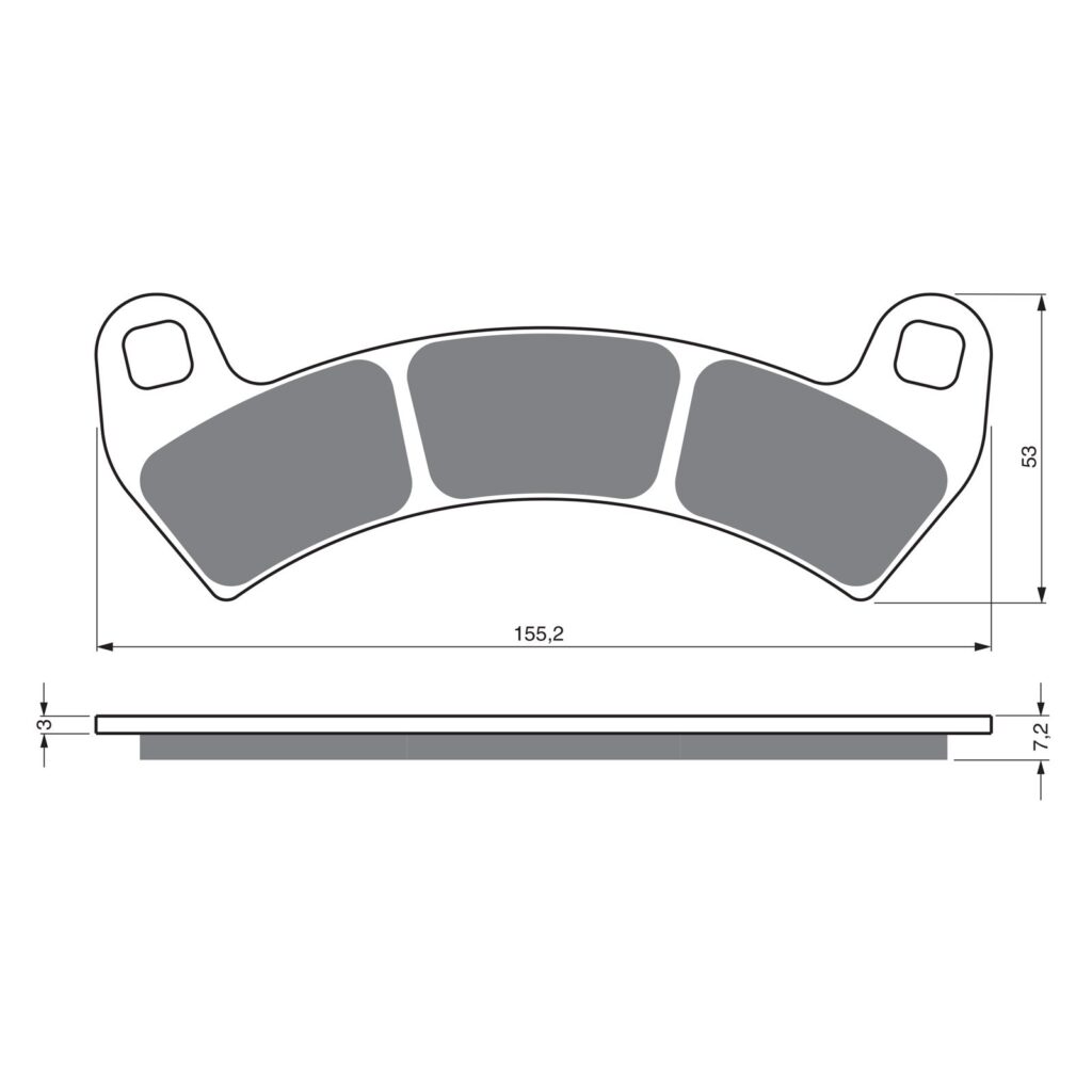 BRAKE PADS GOLDFREN OFFROAD RACING GF391 - K5