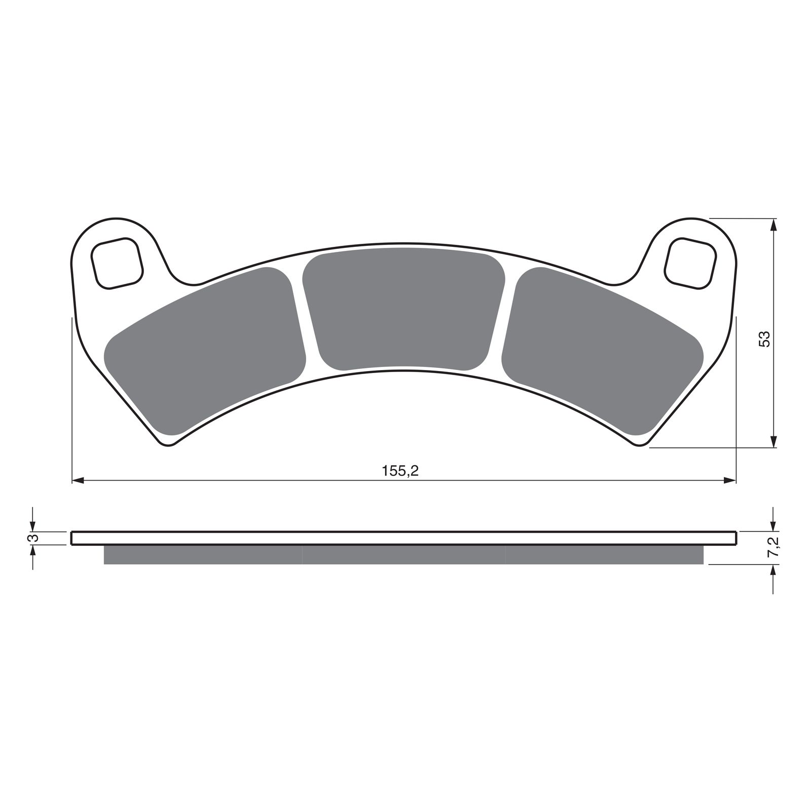 BRAKE PADS GOLDFREN OFFROAD RACING GF391 - K5 - Image 1