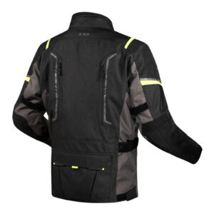 LS2 Narvik Road Jacket Grey/Black/Hi-Vis Yellow - Image 2