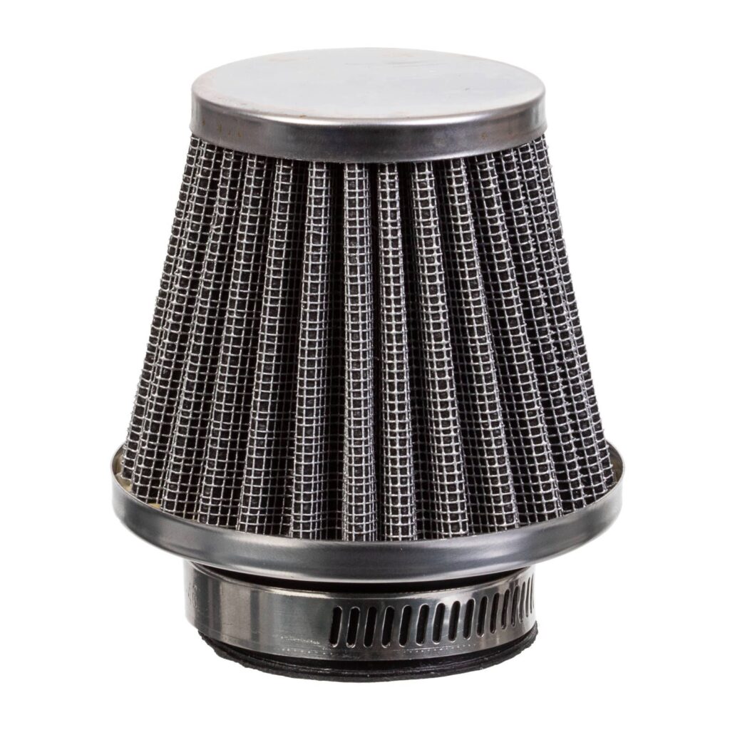 WHITES POD TYPE POWER FILTER - CHROME END CAP - 39MM I.D