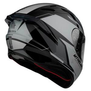 MT Helmet Targo Pro Sound Road Helmet Grey - Image 2