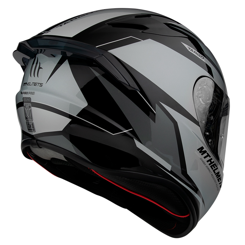 MT Helmet Targo Pro Sound Road Helmet Grey
