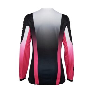 Fox 180 Lean Motocross Jersey Ladies Black/Pink - Image 2