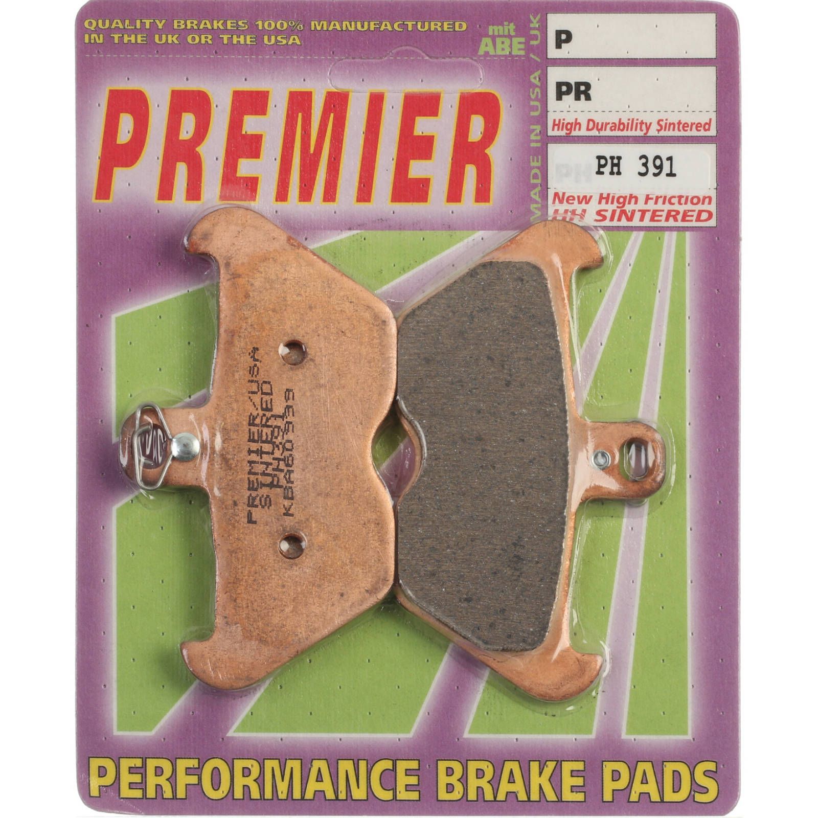 PREMIER BRAKE PADS HI-PERF SINT PH391 - BMW - Image 1