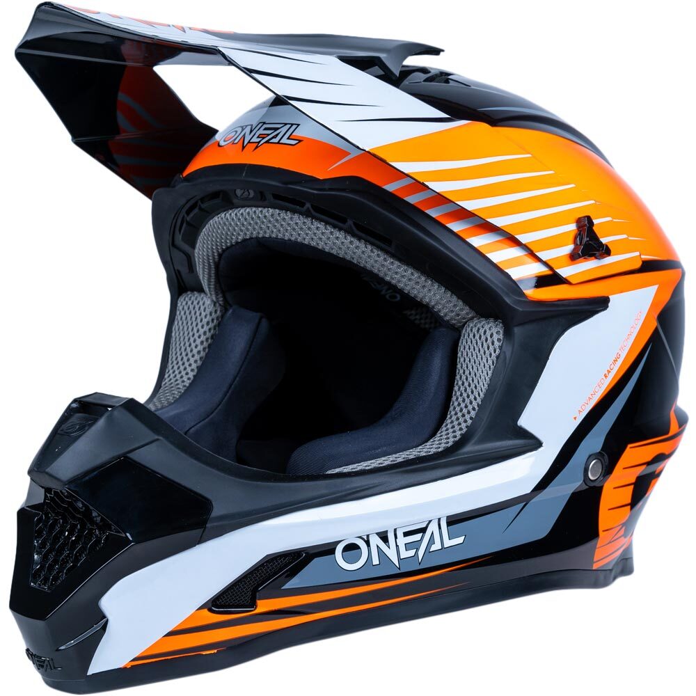 Motocross Helmet Oneal 1 Series Stream Black/Orange