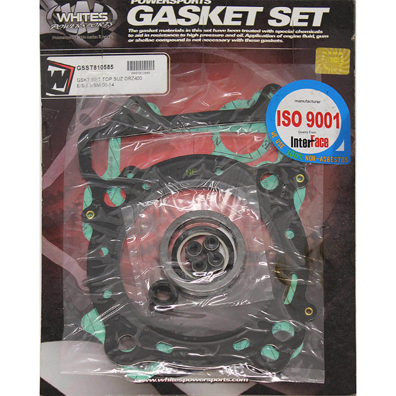 WHITES GASKET SET TOP SUZ DRZ400 E/S/ES/SM 00-14 - Image 1