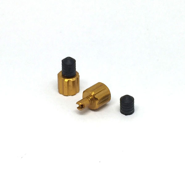 DRC AIR VALVE CAP GOLD WWRECH