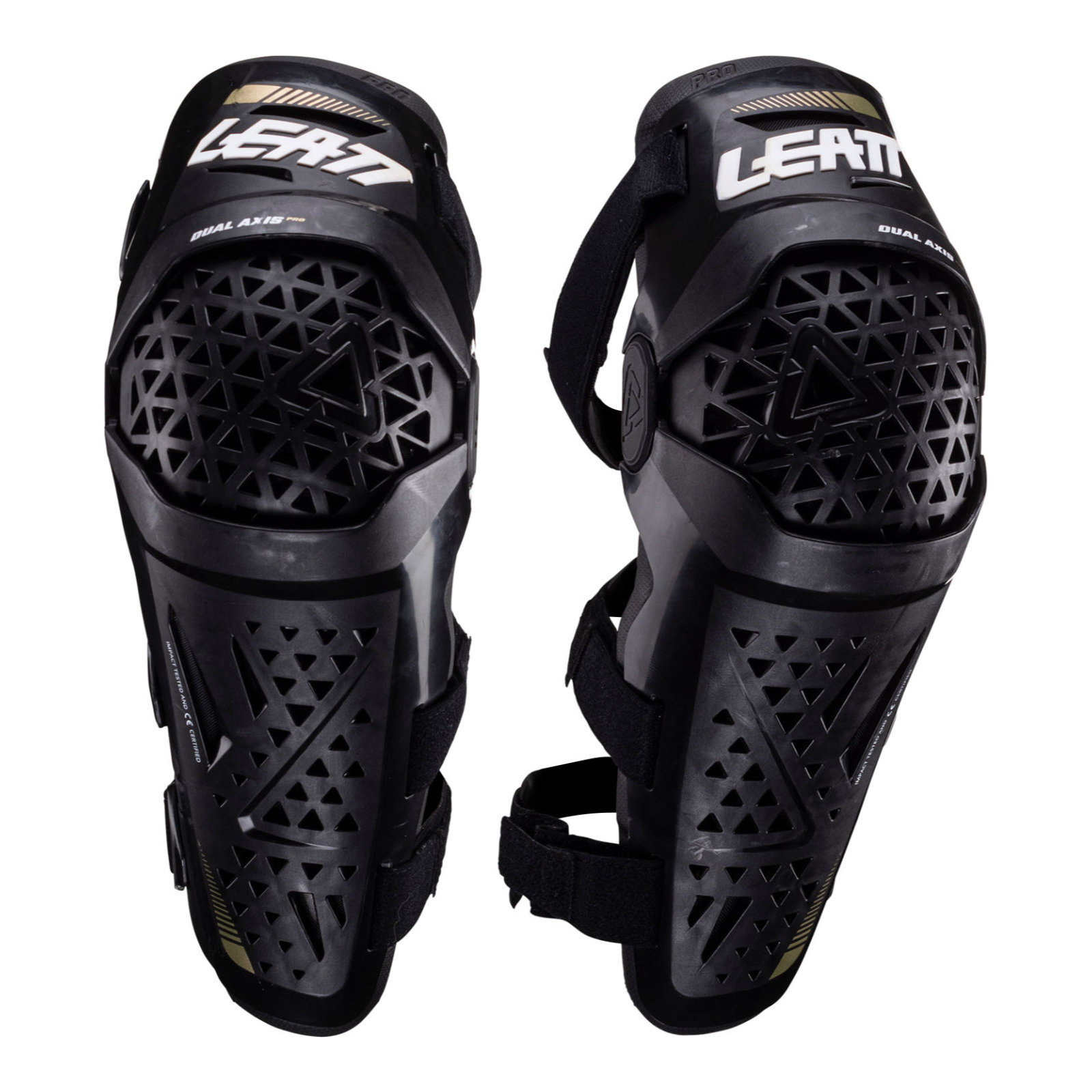 Leatt Dual Axis Pro Knee & Shin Guard - Black - Image 1