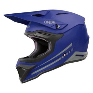O'Neal 1SRS SOLID Motocross Helmet - Blue - Image 1