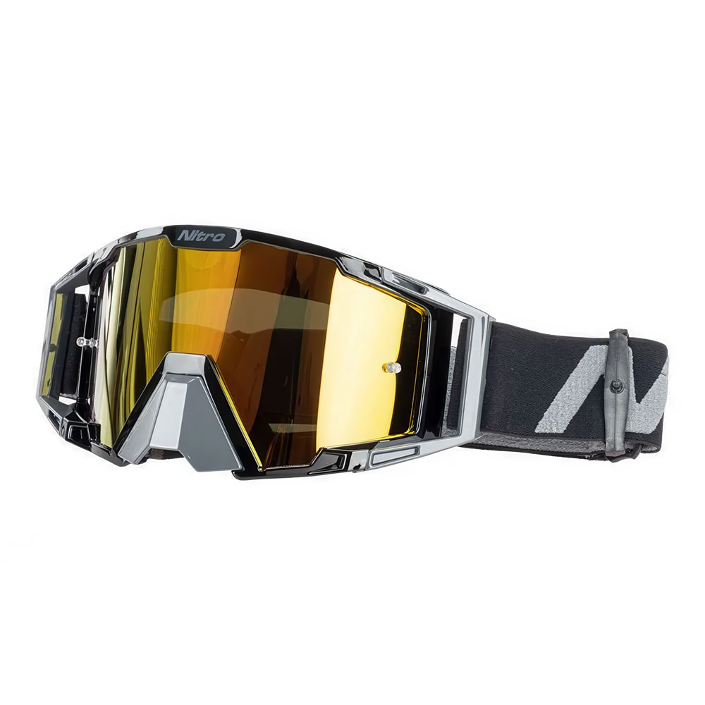 NITRO NV-100 Motocross Goggles Black/Gun