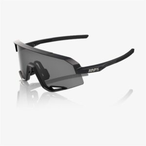 100% Slendale Matte Black Sunglasses Smoke Lens - Image 1