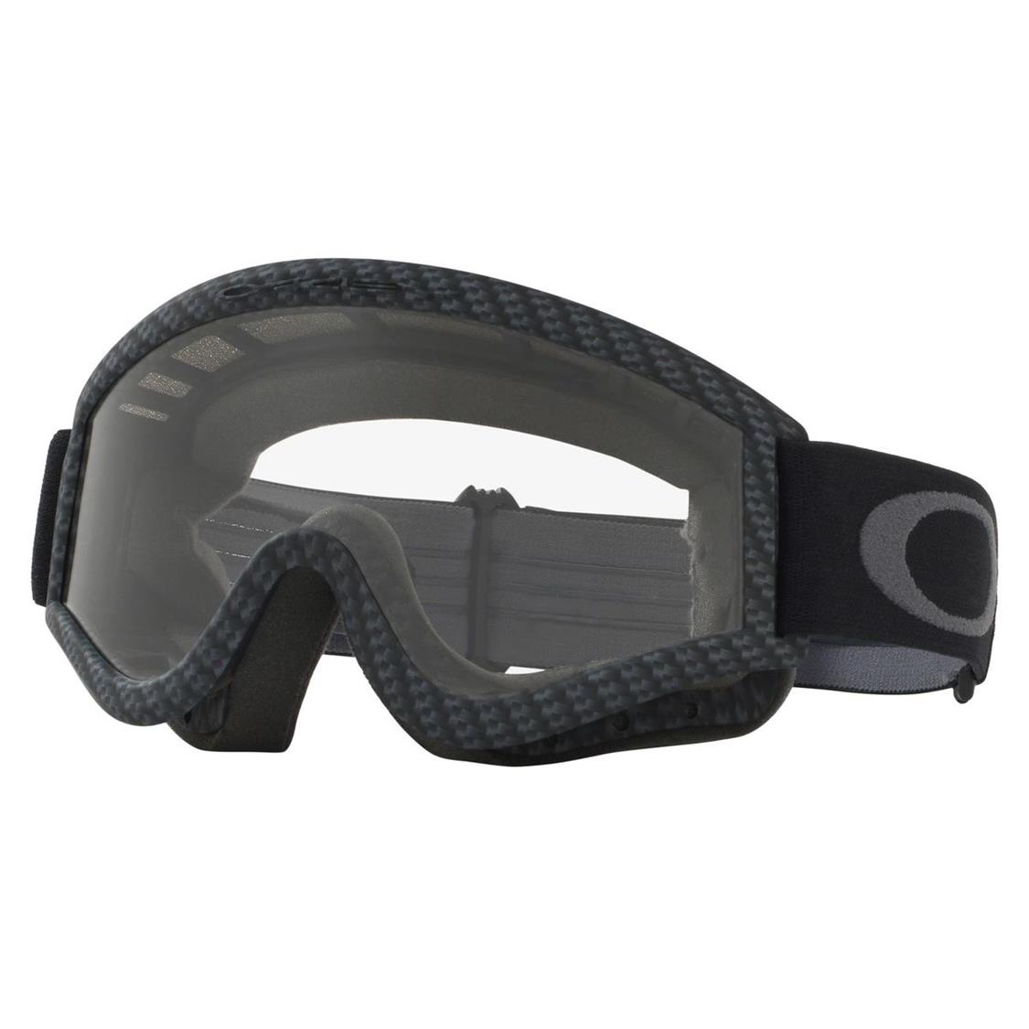Oakley L-Frame MX Goggle Carbon Fiber w/Clr Lens - Image 1