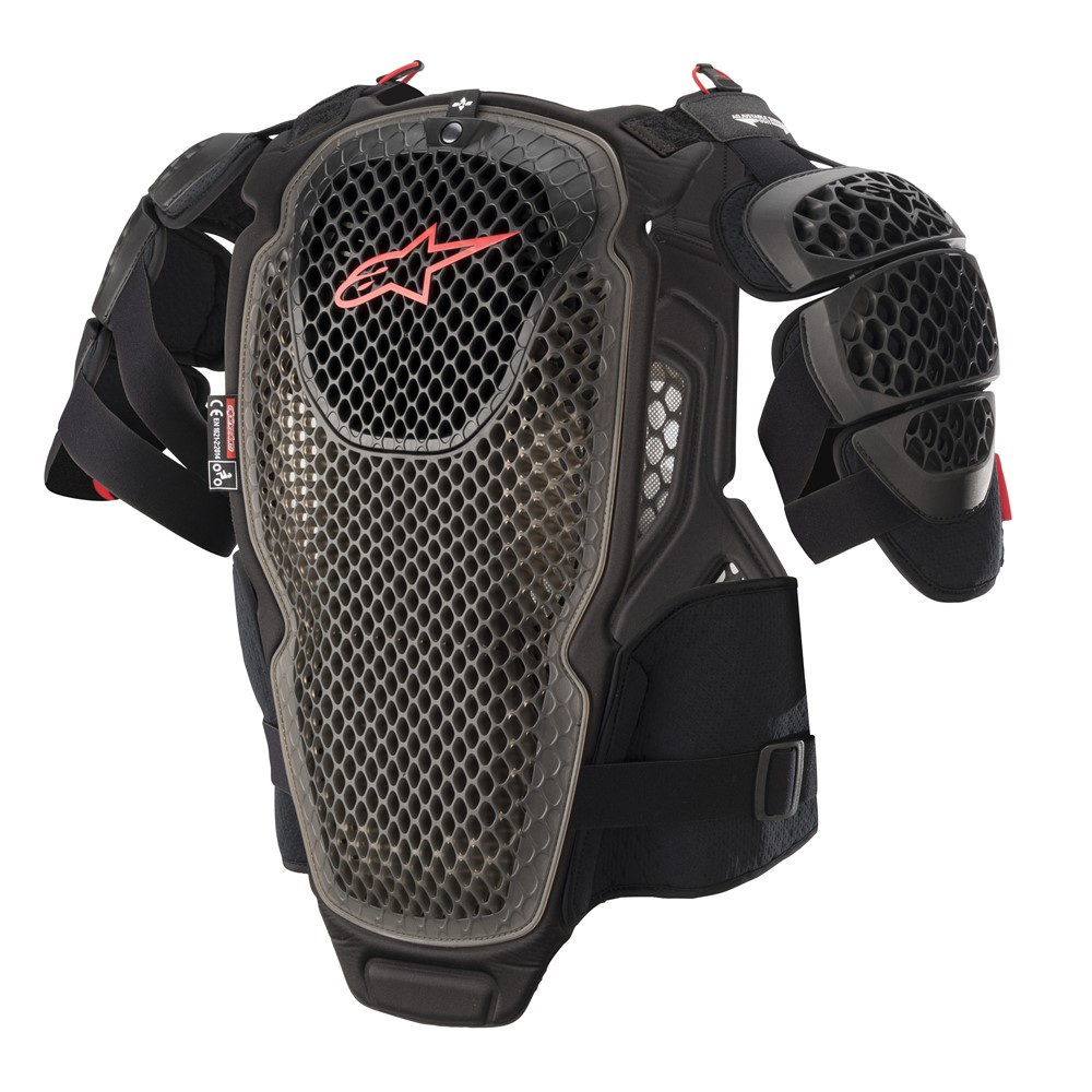 Alpinestars A-6 Black/Anthracite/Red Chest Protector
