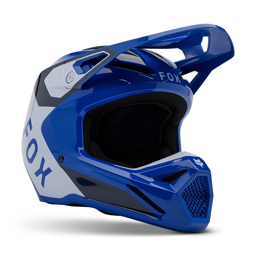 Fox V1 Lean Motocross Helmet Blue