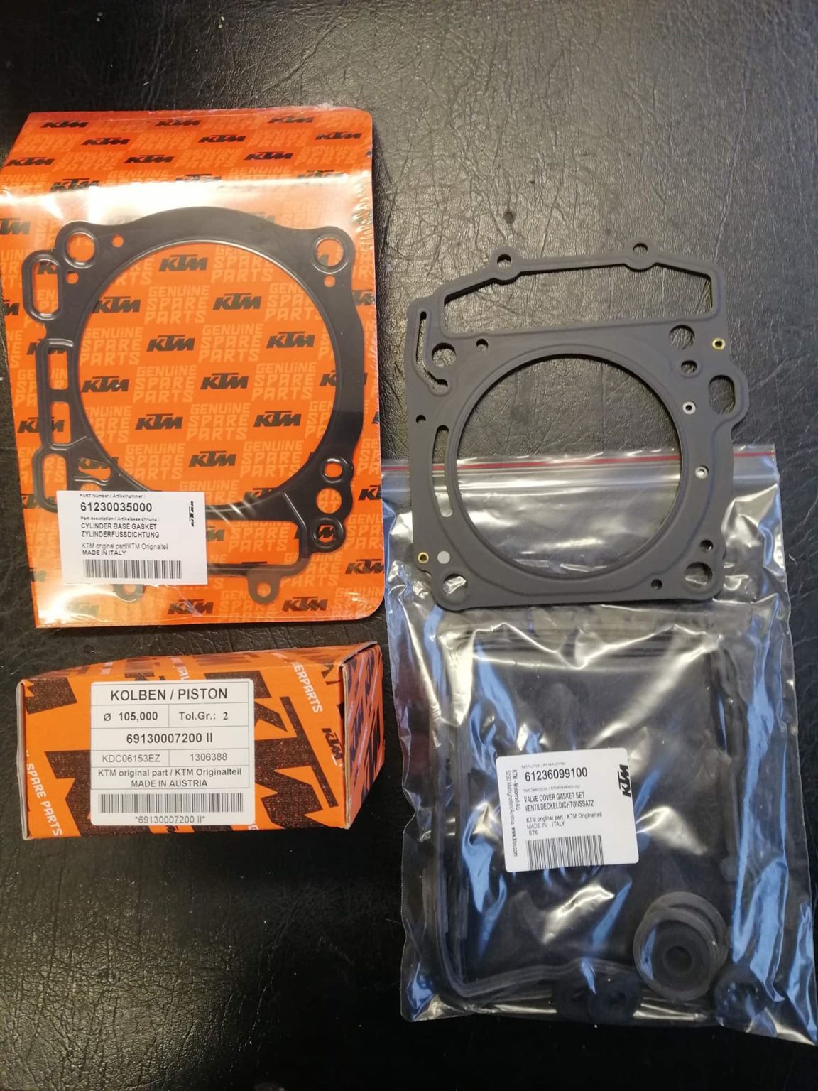 Piston Kit GR.11 KTM RC8 13-14 - Image 1